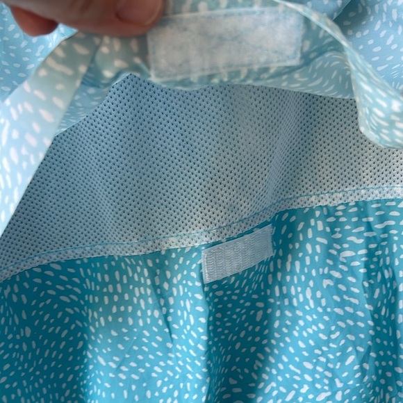 chubbies Mens Packable Hooded Windbreaker Fanny Pack Belt Bag Blue White Size S - Picture 7 of 12